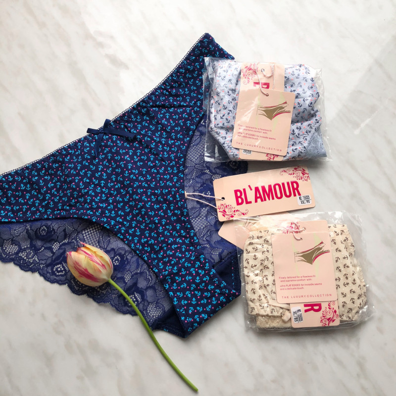 Жіночі трусики BL'AMOUR #Т55005 з якорями Жіночі трусики BL'AMOUR #Т55005 з якорями