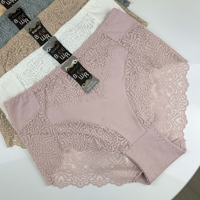 Жіночі бавовняні трусики Biweier #2096 Жіночі бавовняні трусики Biweier #2096