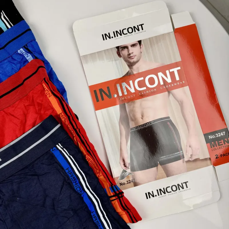 Чоловічі труси боксери In.Incont #3247 Чоловічі труси боксери In.Incont #3247