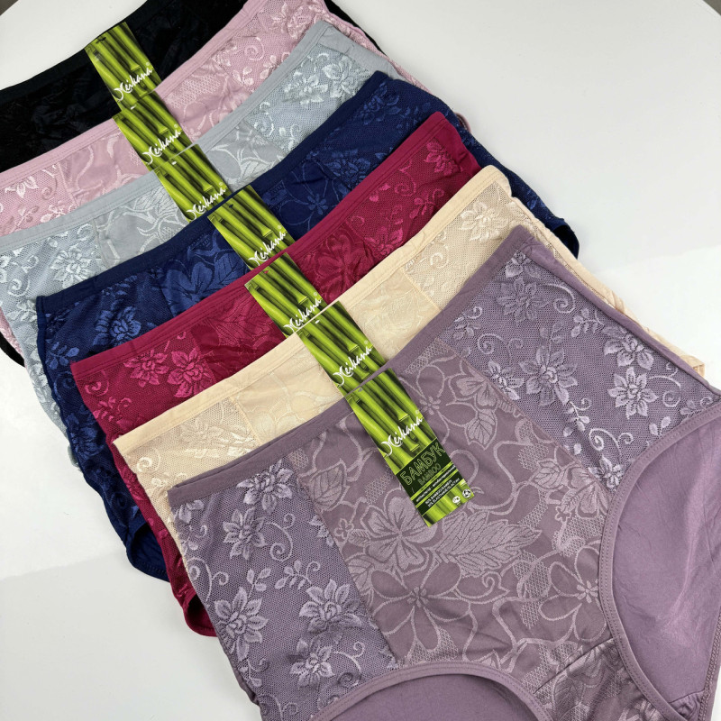 Женские бамбуковые трусики #8501 Женские бамбуковые трусики #8501