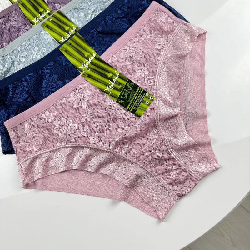 Женские бамбуковые трусики #9802 Женские бамбуковые трусики #9802